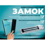 Комплект VISIT SKUD-58 биометрическая система управления, контроля и учета доступа с электромагнитным замком для установки на входную дверь с удаленным управлением через телефон с мобильным приложением Ttlock